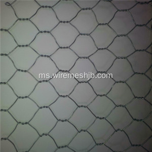 PVC yang diselaraskan Hexagonal Wire Mesh For Farm